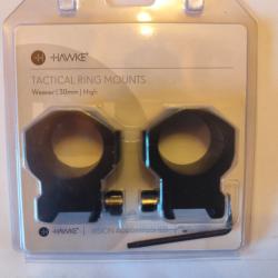 Montage Lunette Hawke Tactical - 30 mm - Weaver Picatinny - BH17