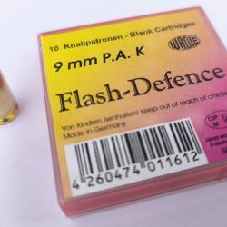 Boite de Cartouches de Défense FLASH Cal. 9 mm PAK