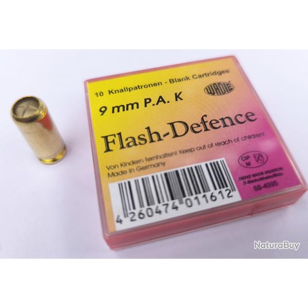 Boite de Cartouches de Dfense FLASH Cal. 9 mm PAK