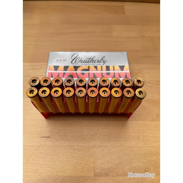 Bote de 20 douilles WEATHERBY .257 WM neuves
