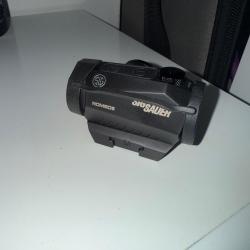 Point rouge Roméo 5 sig sauer avec boîte d'origine clef et rehausse peu servi