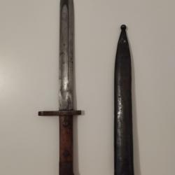 Vends baïonnette turque. Modèle Mauser T 1938 N338.