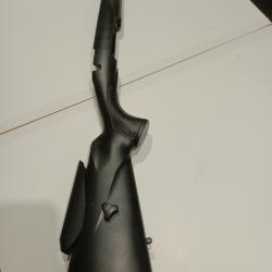 Crosse synthétique noire pour carabine browning Xbolt avec busc réglable