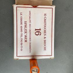 1 boîte de cartouches à broche calibre 16 plomb