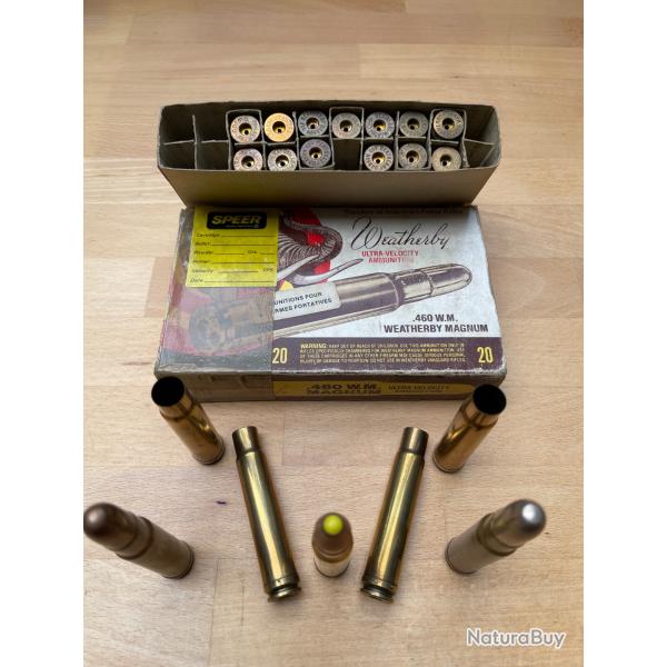 Boite de 460 WEATHERBY MAGNUM