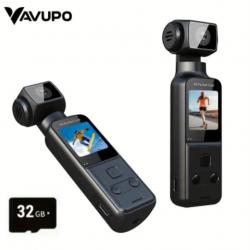 Caméra Vidéo 4K HD Portable - Stabilisateur Gimbal de Poche