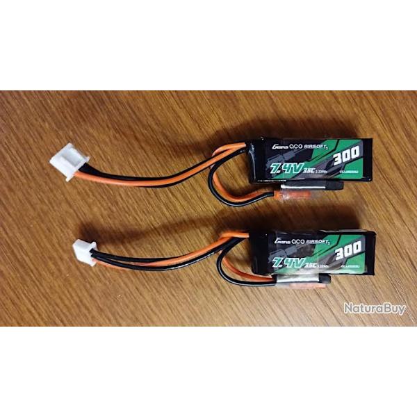 batterie JST 7,4v 35c