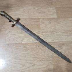 Très rare baïonnette Piémontaise modèle 1844 pour mousqueton Bersaglier