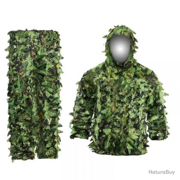 Tenue camouflage 3d - camouflage fort/plaine printemps - LIVRAISON GRATUITE