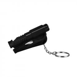 Porte-clefs brise vitre et coupe ceinture - noir - LIVRAISON GRATUITE