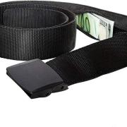 Ceinture Tactique Militaire En Nylon - Boucle Rapide, 120 Cm, Noir - Unisexe