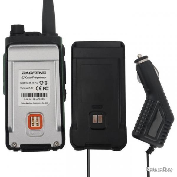 Chargeur allume-cigare pour radio baofeng uv-13 pro/m-13 pro - LIVRAISON GRATUITE