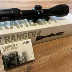 Lunette Ranger 4 Steiner 3-12x56 à rail ZM + tourelle ballistique + montage Blaser Mak