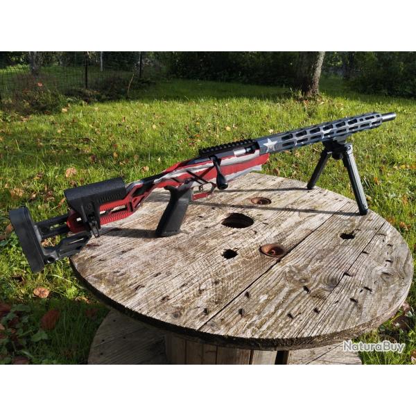 Ruger prcision rimfire 22lr american flag