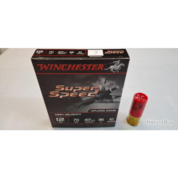 lot de 50 cartouches  winchester cal 12 super speed cal 12/70 N7