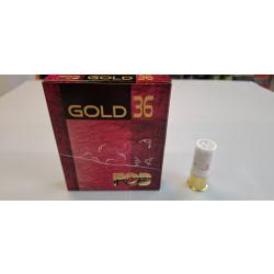 lot de 20 cartouches  FOB GOLD 36 cal 12  cal 12 N°2