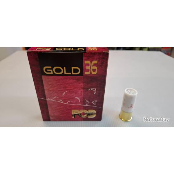 lot de 20 cartouches  FOB GOLD 36 cal 12  cal 12 N2