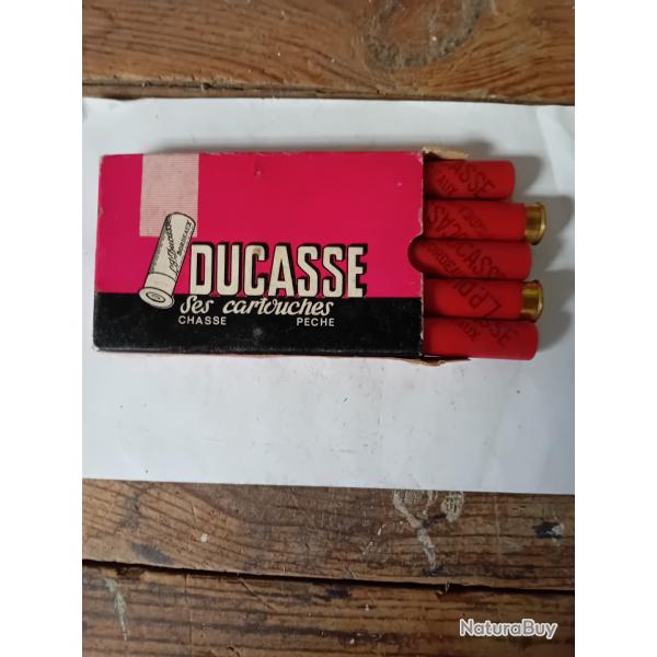Bote de 10 cartouches anciennes cal 14mm douilles plastiques  DUCASSE