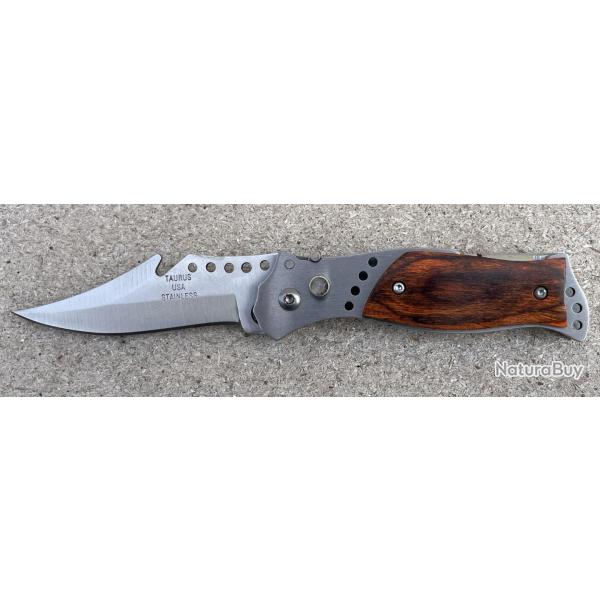 petit couteau ouverture automatique avec clip ceinture