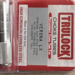 Chokes trulock Verona lx cal 20 pour fusil fair 1 full et 1 imp cyl.