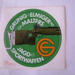 Autocollant GRUNING ELMIGER