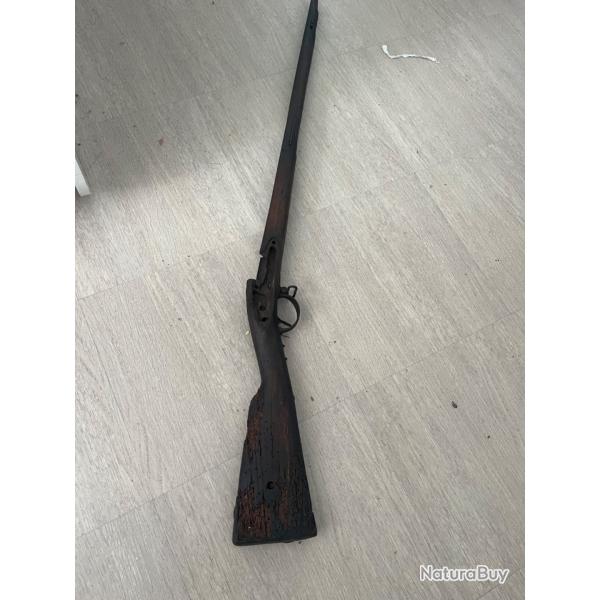Fusil ancien - tat dco / restauration