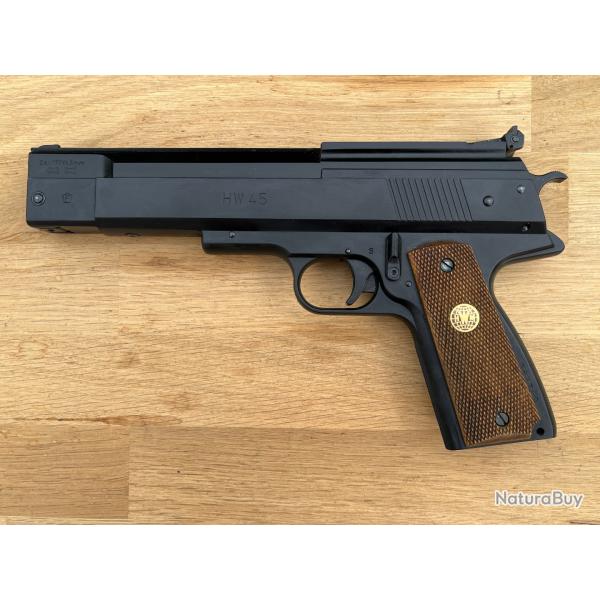 WH45 Pistolet Weihrauch  plomb  air comprim 4,5 mm