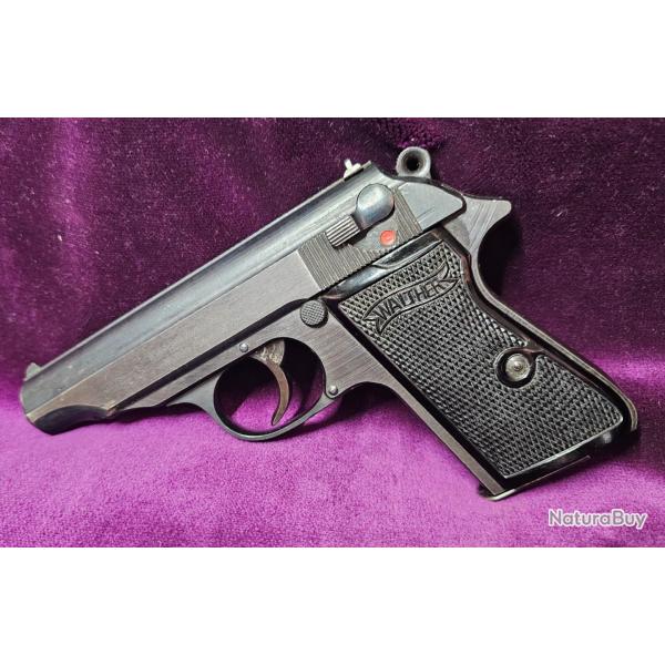 MINISTRE des FINANCES, WALTHER MOD PP, Zella-Mehlis, 1944, calibre 7,65br, Catgorie B