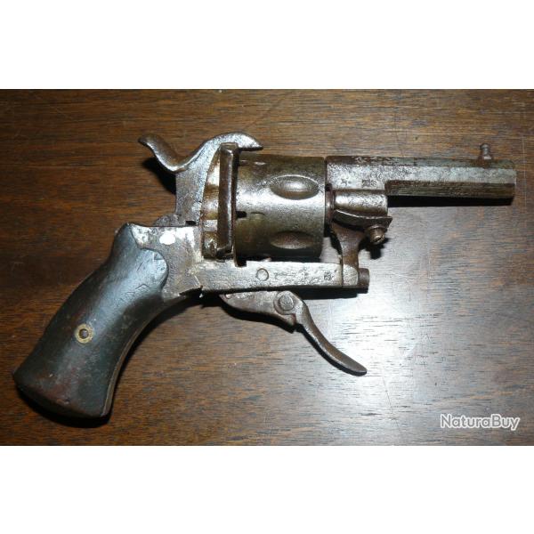 Revolver systme Lefaucheux 7 mm