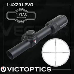 Victoptics 1-4x20 portée de fusil VMD-2 réticule lunette de visée 1/2MOA vue optique pour la chasse
