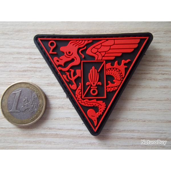 écusson PVC 2e régiment étranger de parachutistes insigne collection militaire