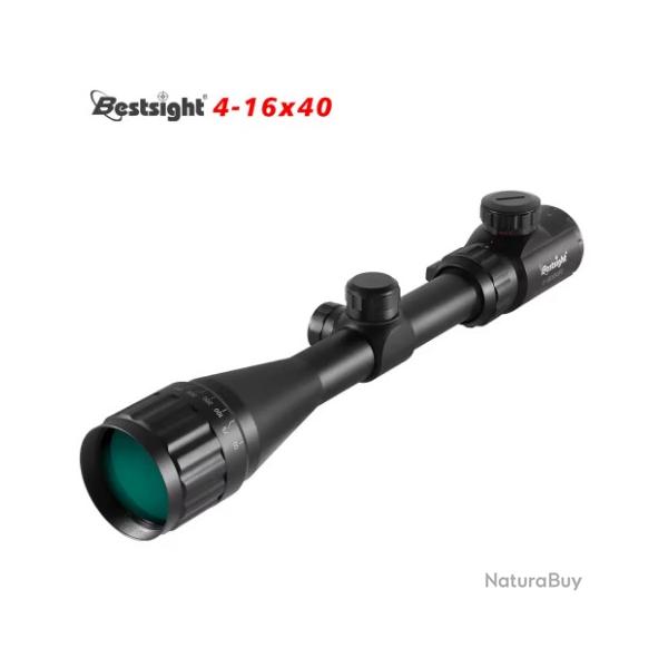 4-16X40 AOE optique chasse lunette de vise point rouge et vert clair vue fusil porte Sniper Gear