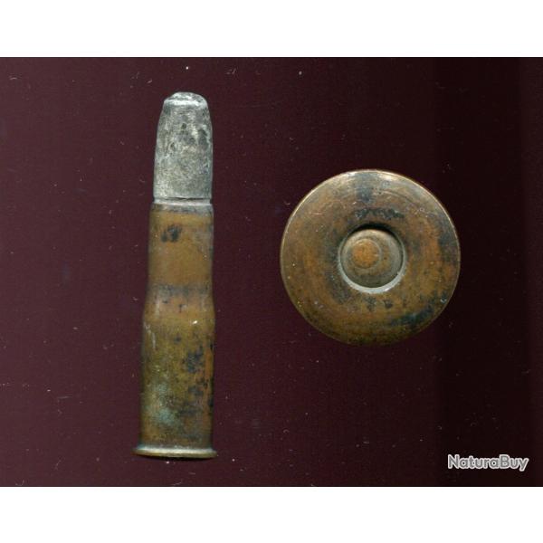 .40-50-265 Sharps Necked - rare calibre US - balle plomb - tui laiton de 43.2 mm