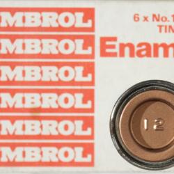 Pot de peinture Humbrol - Enamel No 12 Copper Plate - 1/2 Oz
