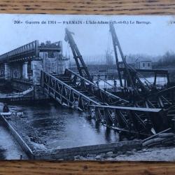 Carte postale: Parmain, l'Isle-Adam 1914