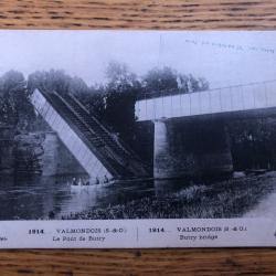 Carte postale: Valmondois, Le Pont de Butry