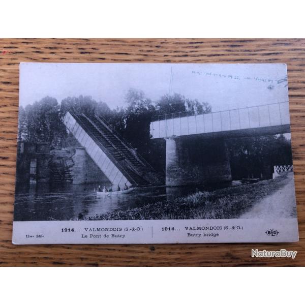 Carte postale: Valmondois, Le Pont de Butry