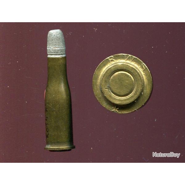 8 x 47 R Schutzen - TRES RARE Calibre Allemand - marquage en relief : RWS *