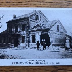 Carte postale: Rosières-en-Picardie (Somme) 1914-1915