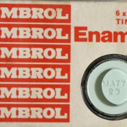 Pot de peinture Humbrol - Enamel No 23 Matt Duck Egg Blue - 1/2 Oz