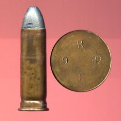 .50-70 Government Rifle USA - RARE amorçage Benet - Frankford Arsenal 1882 avec marquage : R 9 82 F