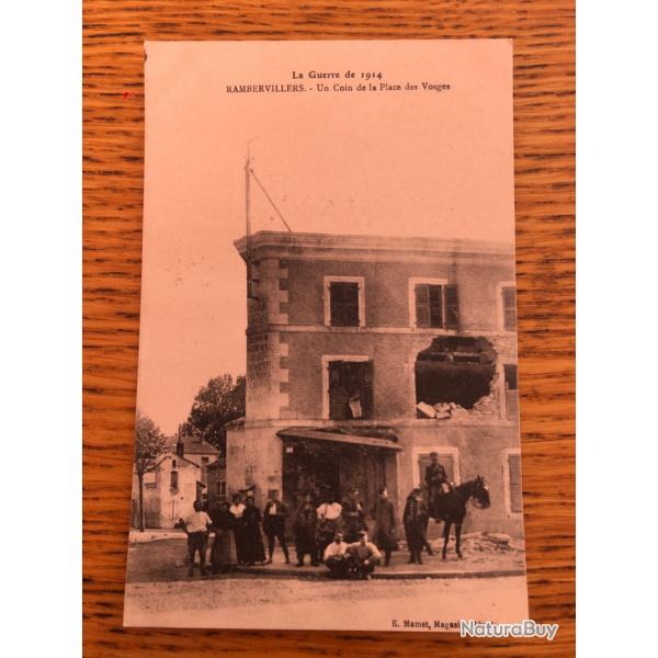 Carte postale: Rambervillers 1914