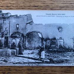 Carte postale: Gerbeviller-la-Martyre 1914-1917