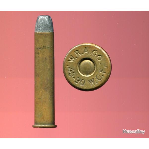 .45-90 WCF Winchester - BLACK POWDER - production WRACo - balle plomb mplate
