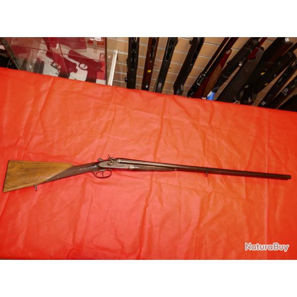 Fusil juxtapos  chiens cal 16, canon Ronchard et Cizeron