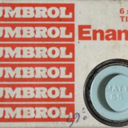 Pot de peinture Humbrol - Enamel No 65 Matt Aircraft Blue- 1/2 Oz