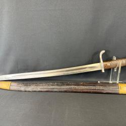 BAÏONNETTE ALLEMAGNE 1869/98 régimentée