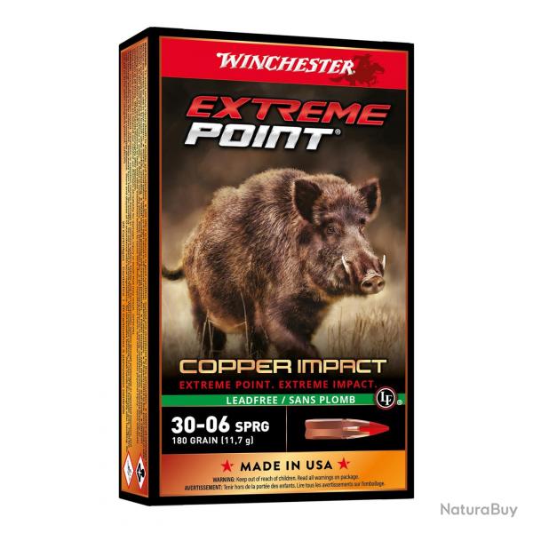 WINCHESTER 30-06 SPRG EXTREME POINT 180gr x20