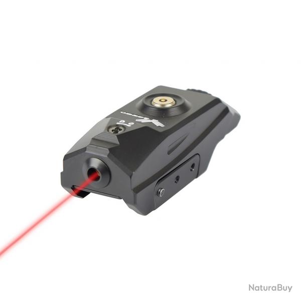 Vise laser rouge pour pistolet - rechargeable usb