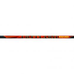 Flèche montée Outlaw 0,005 pouce avec plumes Black Eagle 600 x 6